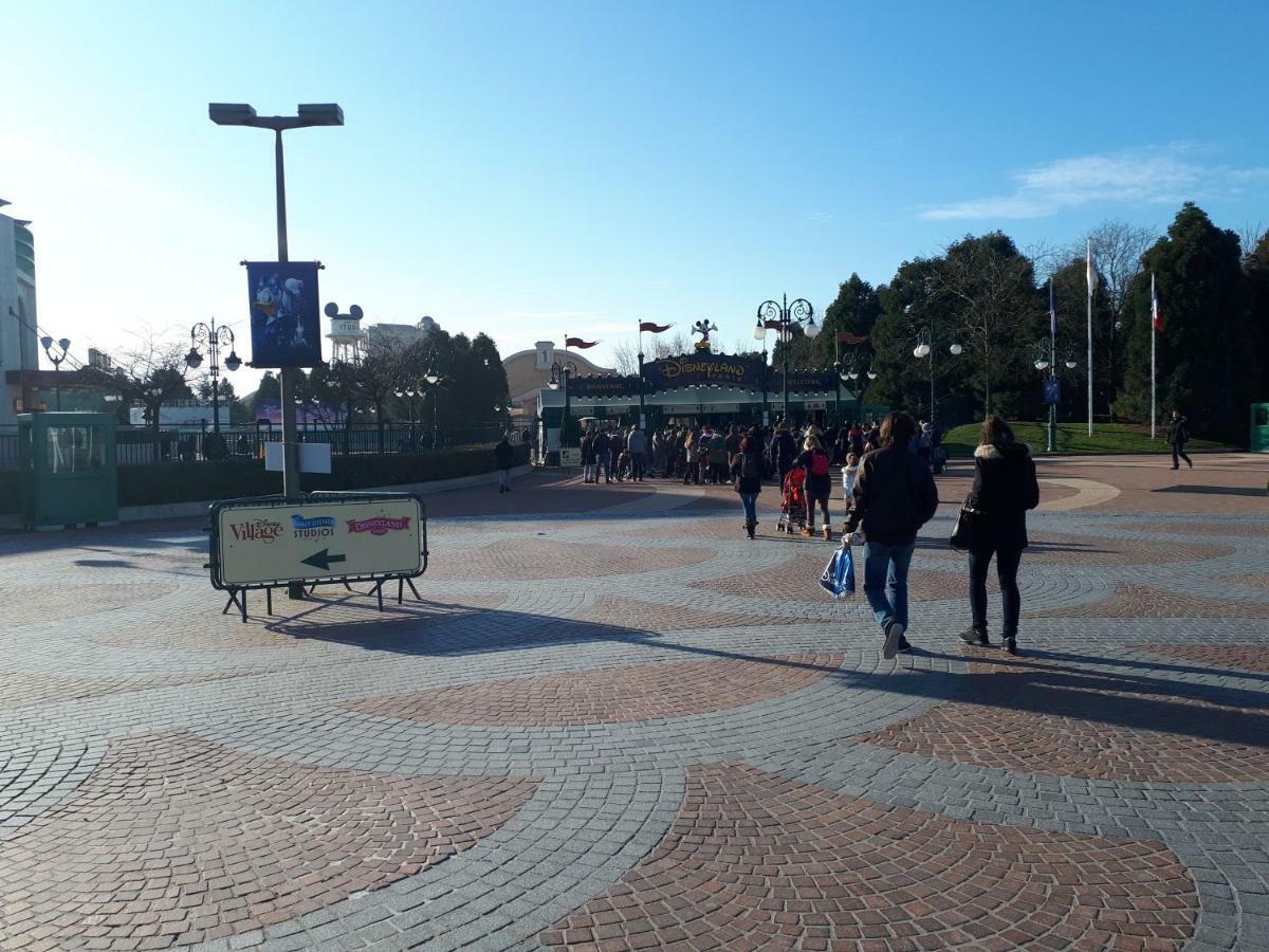 Le Charleston 3P 5 Minutes Disney Parking Gratuit Terrasse シェシー エクステリア 写真